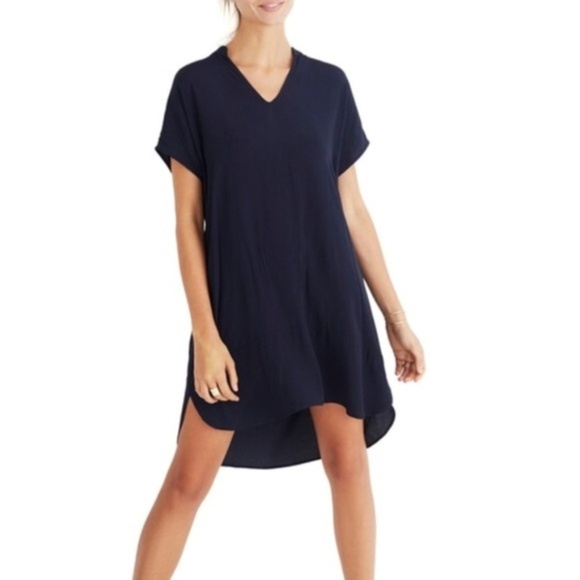 Madewell Dresses & Skirts - Madewell Bicoastal Dress Navy Sz M